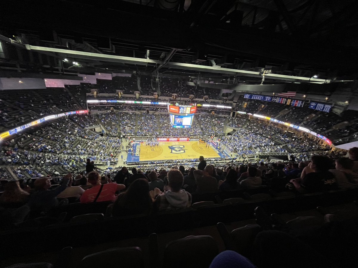 First Creighton Basketball Game since 1990 at the Civic Auditorium.