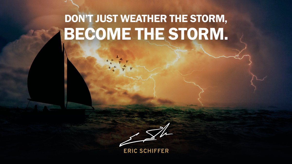ericschiffer's tweet photo. Once I learned how to stop fighting the storms of uncertainty and embraced
chaos, I not only weathered the storm, I became the storm. 👁⚡️👊

#Motivational #quotes https://t.co/j3Nm74sFcv