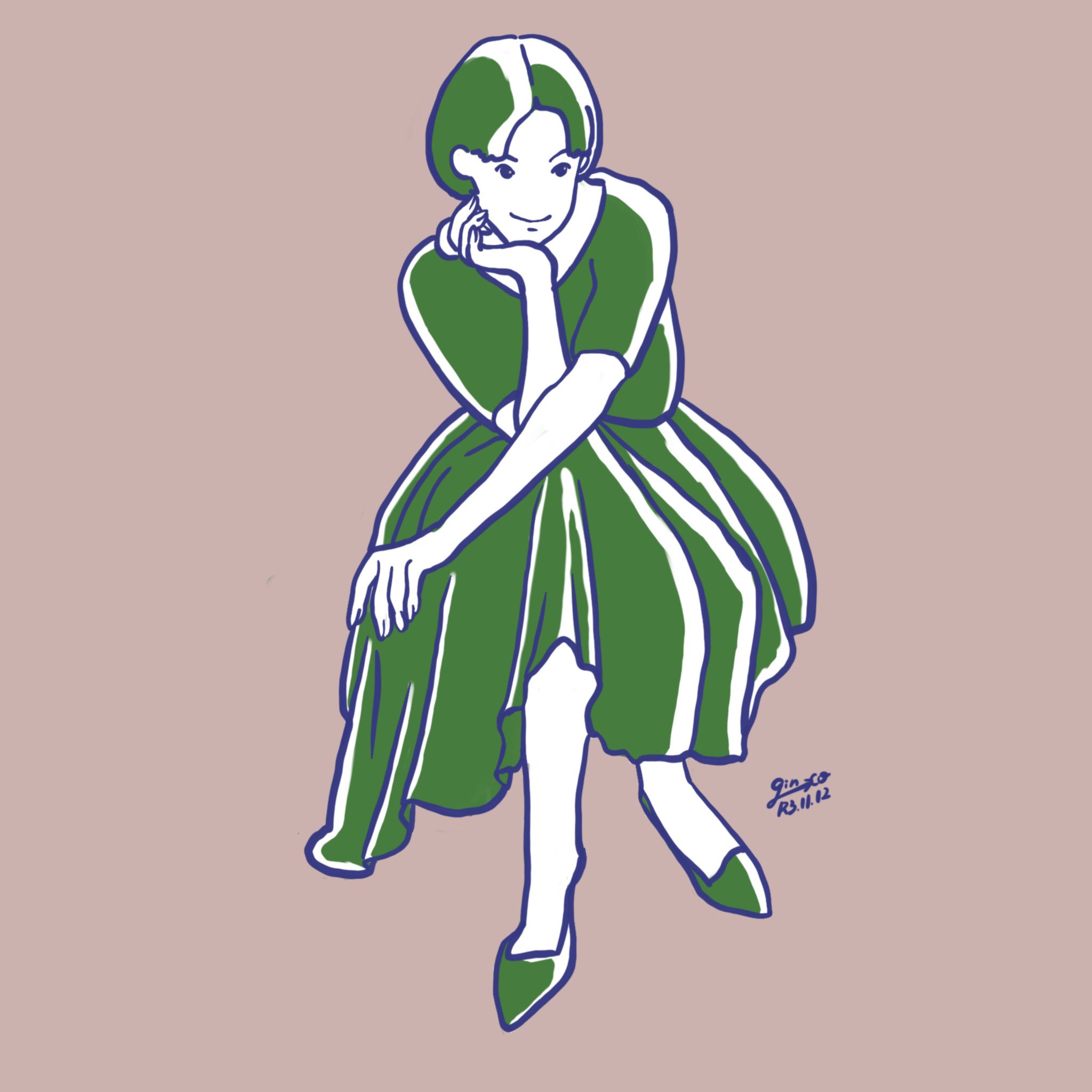 棗 イラスト垢 ファッション雑誌を参考に描いてみたイラスト 趣味絵 ファッションイラスト イラスト Illustration シンプルイラスト T Co R5lqkw2pgk Twitter