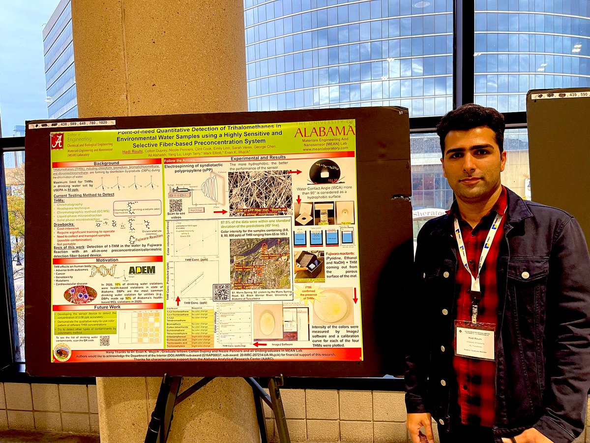 hrouhi89's tweet photo. Thanks to everyone who stopped by today and gave me the opportunity to share our work, ideas and opinions.  Special thanks to Dr. @Evan_K_Wujcik for all guidances. Also thanks to graduate fellows @ColtDuprey and Nicole Penners and all undergraduates in MEAN lab. https://t.co/U2neIdKUUM