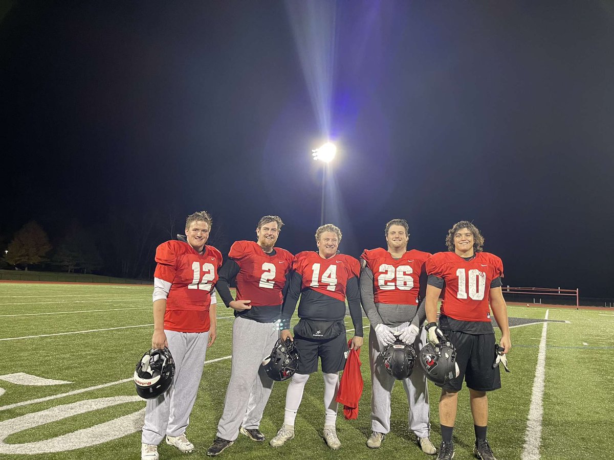 Name a better way to end practice  than by being eligible as an entire line