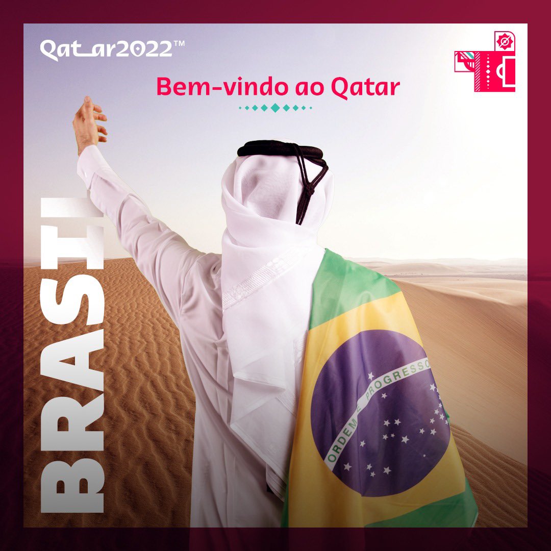 ¡Felicitaciones a <a href="/CBF_Futebol/">brasil</a> 🇧🇷por ganarse un lugar en su 22° <a href="/fifaworldcup_es/">Copa Mundial FIFA 🏆</a>! 🙌

No vemos la hora de recibirlos en Doha ✈️ ⚽️ 

#NosVemosEnQatar
#Qatar2022