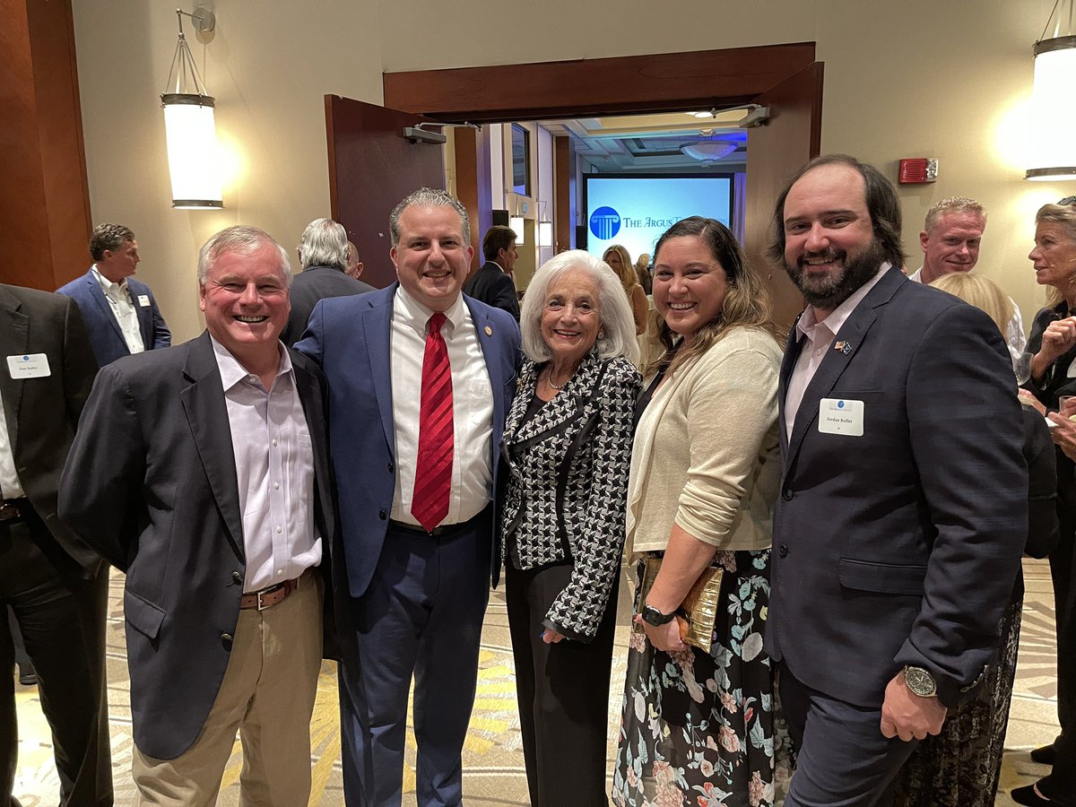 JimmyPatronis's tweet photo. Honored to address the annual Argus Foundation Lifetime Achievement Awards tonight. Congratulations Robert Soran and Jack Shea, you’ve both made incredible contributions to the quality of life of your community. https://t.co/NFddB5sa9q