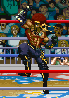 saltandpixeldev's tweet photo. I don't do a lot of fan art. But I discovered Intergalactic Deathmatch by @NukemComics from @Logans_run_777 - I instantly bought the first issue, and I really had to make a sprite - SNSM BG #pixelart https://t.co/EnAQzn9pw8