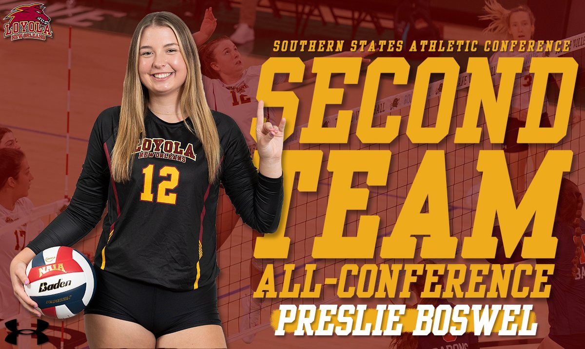 On the second team, setters Kailyn O’Neal and Gracie Bailey make an appearance, as well as freshman Preslie Boswell. 

#GeauxPack
- loyolawolfpack.com/article/3020.p…