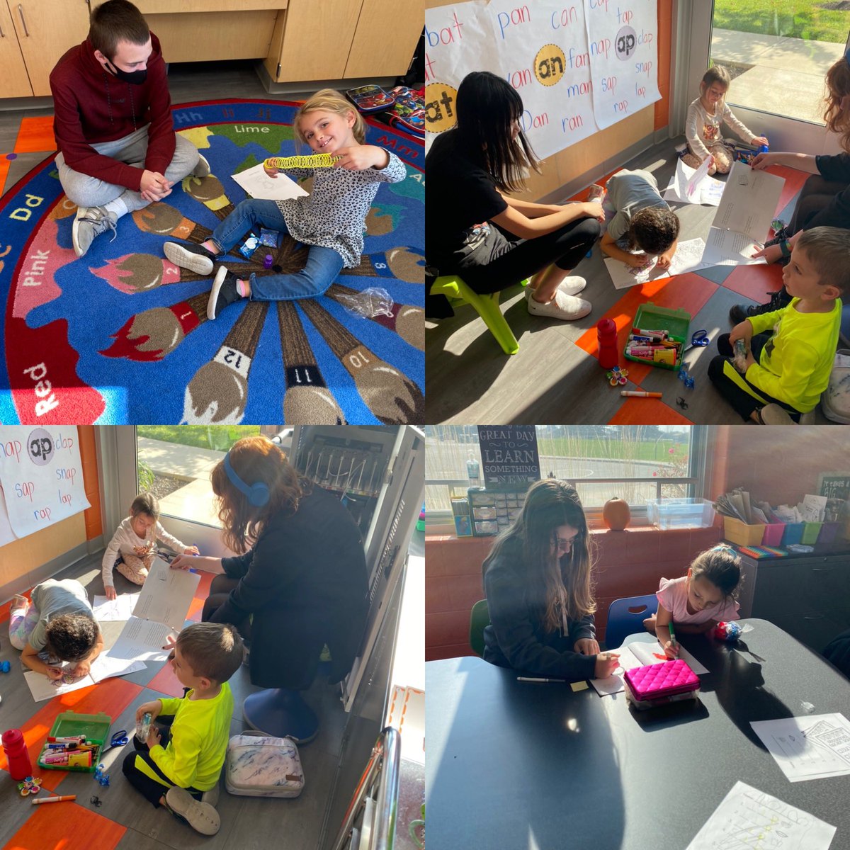 MrsBerlekamp's tweet photo. My creative writers had a great time making and delivering some children’s books! #NorthwoodProud #OneRangerNation https://t.co/eDQFcaGq72
