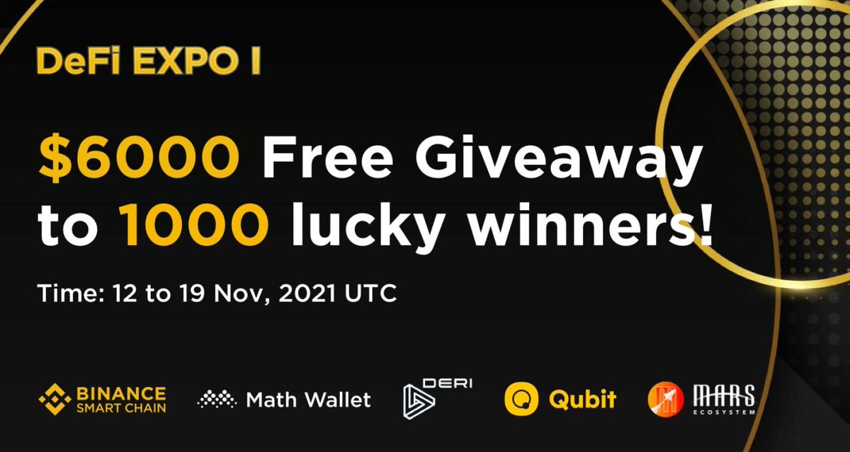 MathWallet (@mathwallet) on Twitter photo 🥳 The first-ever #DeFi Expo on #BSC has begun!
Create your BSC MathWallet to share $6000 #Giveaways 🤩
❤️Follow <a href="/MathWallet/">MathWallet</a> ,<a href="/BinanceChain/">Binance Chain</a> ,<a href="/DeriProtocol/">Deri Protocol</a> ,<a href="/QubitFin/">Qubit Finance</a> ,<a href="/MarsEcosystem/">Mars Ecosystem</a>
🔁RT & @ 3 Friends
✏️Fill the form: forms.gle/cAgcddvkGL7Sud…
#Airdrops #MathWallet 🥳 The first-ever #DeFi Expo on #BSC has begun!
Create your BSC MathWallet to share $6000 #Giveaways 🤩
❤️Follow <a href="/MathWallet/">MathWallet</a> ,<a href="/BinanceChain/">Binance Chain</a> ,<a href="/DeriProtocol/">Deri Protocol</a> ,<a href="/QubitFin/">Qubit Finance</a> ,<a href="/MarsEcosystem/">Mars Ecosystem</a>
🔁RT & @ 3 Friends
✏️Fill the form: forms.gle/cAgcddvkGL7Sud…
#Airdrops #MathWallet
