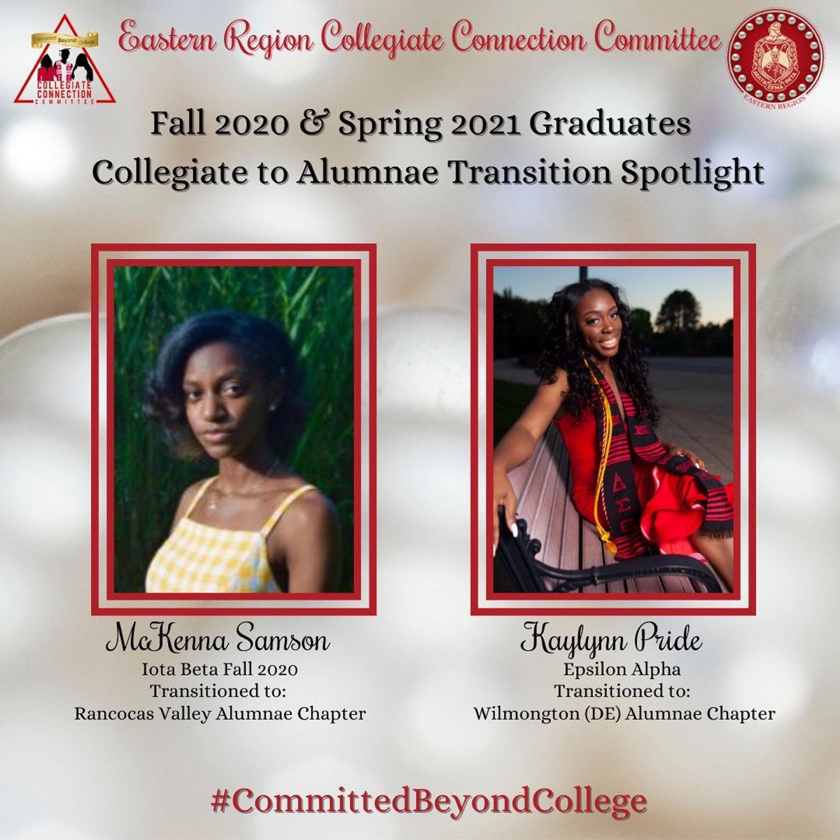easternregdst's tweet photo. Congratulations Sorors including Eastern Regional Representative Nadege DeBrosse! #Repost @easternregionrep
ใปใปใป
This #TransitionThursday
Congratulations to our Fall 2020 and Spring 2021 Graduates on their academic success and successfully transitioning to an Alumnae Chapter! https://t.co/aQBX3Nqz9g