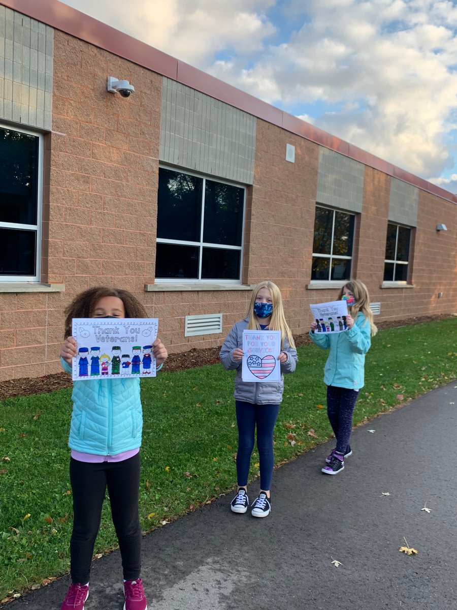 Happy Veterans Day! Our Honor Walk was a great celebration for our Veterans including Mr. Bechtol and Mrs. Bongle from our Harmony staff! #MiltonPride