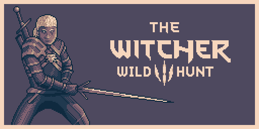 zxcwhale's tweet photo. Made a #pixelart of Geralt. The face part is terrible... Don't know how to improve it. https://t.co/1ZUZfTjR0u