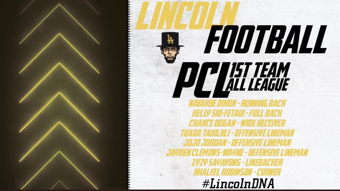 Khaleezzyy's tweet photo. Thankful to be named PCL Offensive Back of the Year, and also First Team All-League Corner!
@coachmatsumoto @BrandonHuffman @coachjacome @thatcleangame @JeanMaxie2 @PrepRedzoneWA @trevormuellersi @football_abes #LincolnDNA #FirstTeamAllLeague #MVP https://t.co/1wpyw0eagu