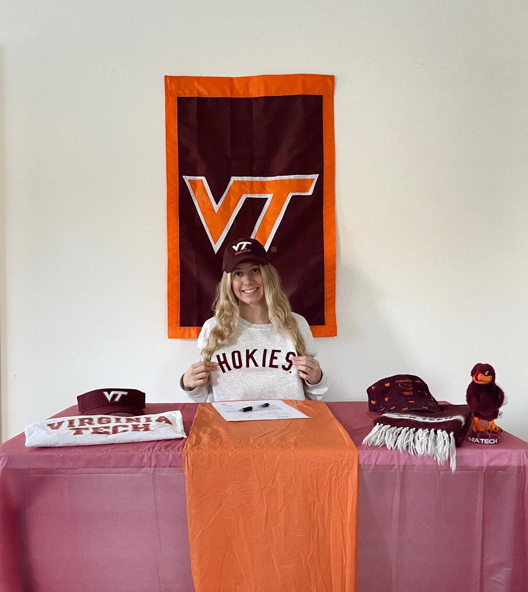Officially official! #gohokies 🧡🤍