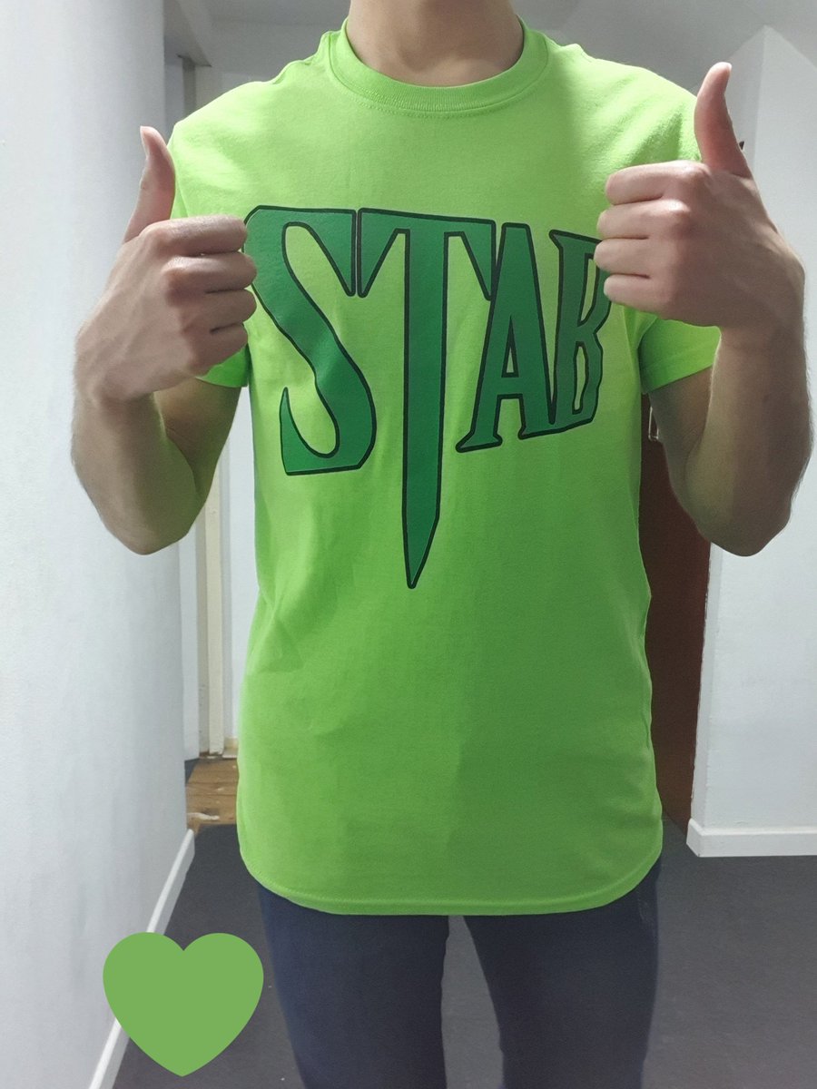 _devil_vic's tweet photo. It cameee, it finally came!!!
MY STAB T SHIRT 💚
#Scream #Scream4 #RobbieMercer https://t.co/ng9c8HfOn3