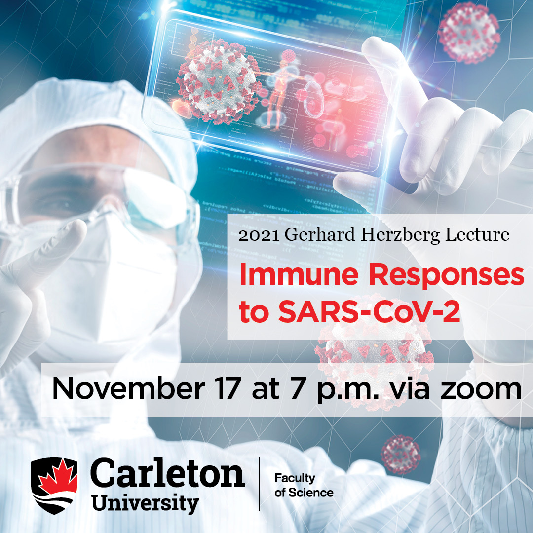 Carleton Science (@carletonscience) on Twitter photo On Nov. 17, Prof. Akiko Iwasaki of <a href="/YaleMed/">Yale School of Medicine</a> will deliver Carleton University's 2021 Herzberg Lecture: Immune Responses to SARS-CoV-2.
The lecture is free, virtual, and everyone is welcome. Register at science.carleton.ca/events/herzber…
#CarletonScience #OttNews On Nov. 17, Prof. Akiko Iwasaki of <a href="/YaleMed/">Yale School of Medicine</a> will deliver Carleton University's 2021 Herzberg Lecture: Immune Responses to SARS-CoV-2.
The lecture is free, virtual, and everyone is welcome. Register at science.carleton.ca/events/herzber…
#CarletonScience #OttNews