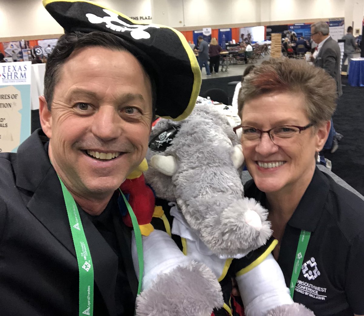 WendyChance's tweet photo. #SHRMan @BruceWaller @WendyChance celebrating #SHRMFoundation #SupportHR to win cash @TexasSHRM with Courtesy of @ChoiceScreening https://t.co/ukcLaQS26N