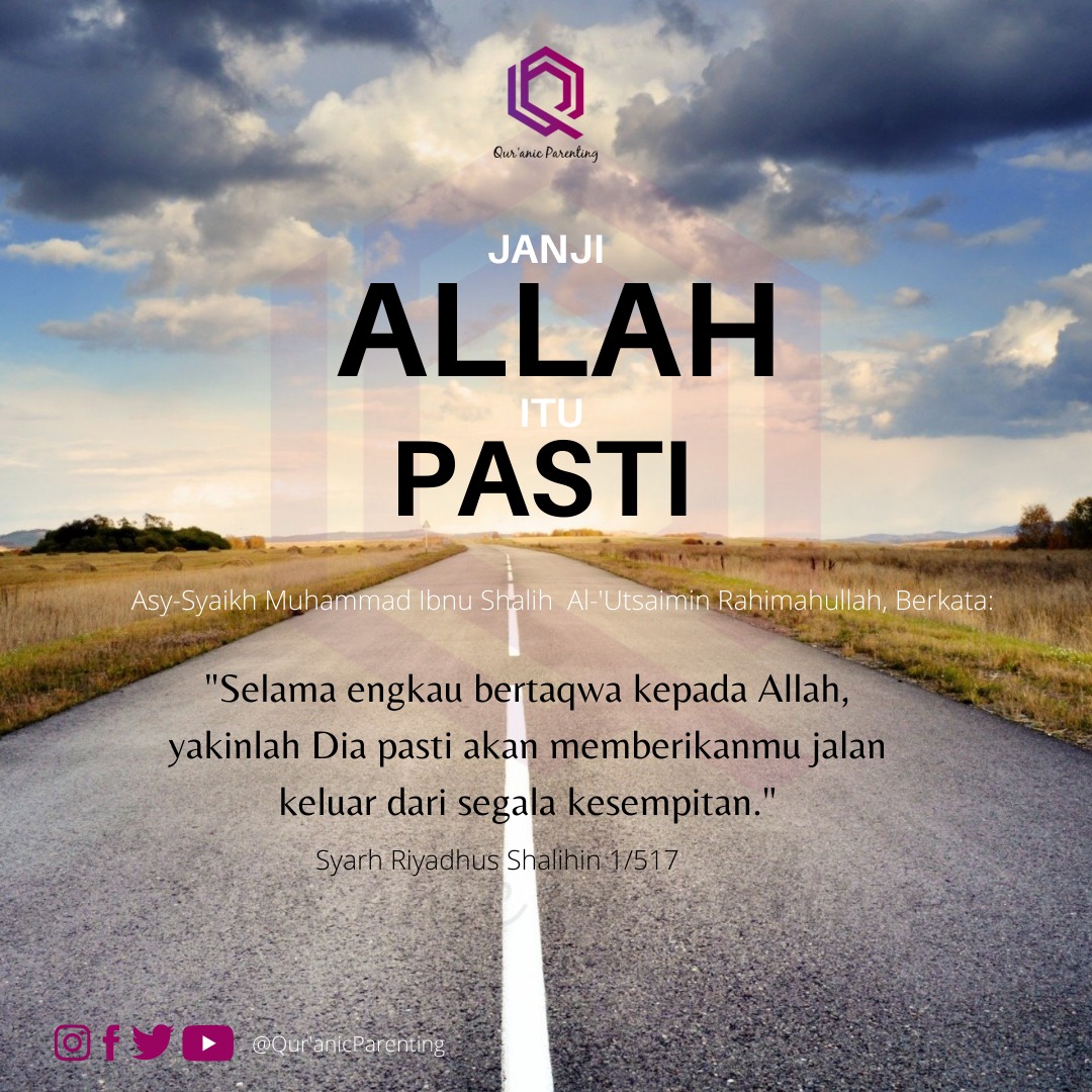parenting_qur's tweet photo. @quranic.parenting, semua yang di janjikan Allah kepada kita, baik itu balasan yang baik atau yang buruk, maka hal itu pasti terjadi 

Mari sama sama kita perbaiki diri, agar mendapat surga yang di janjikan Allah @ustadzdidik @wadimubarak @parenting_qur https://t.co/di2HwSTzx7