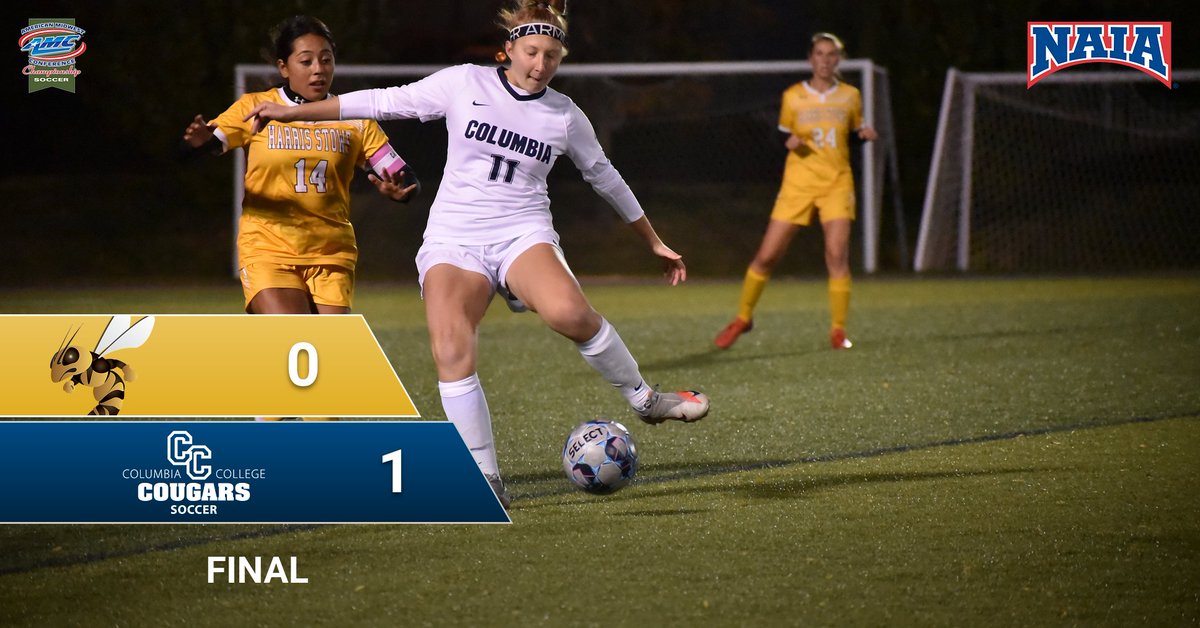 ColumbiaCougars's tweet photo. Cougars take down the Hornets and win the 2021 AMC Women's Soccer Tournament Championship! #AMCScores https://t.co/OPojUsKAWM