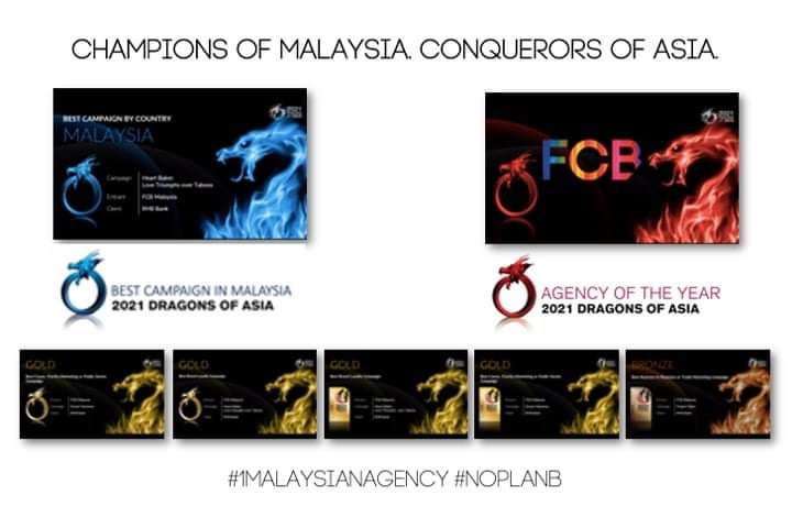 In the dance that was the Dragons of Asia, #FCBKL the #1MalaysianAgency reigned supreme winning BEST IN MALAYSIA and the crown of ASIA'S AGENCY-OF-THE-YEAR! #TheChallengerAgency #NoPlanB

Read of our victory in Marketingmagazine.Asia's write-up: weekender.com.my/issue308/