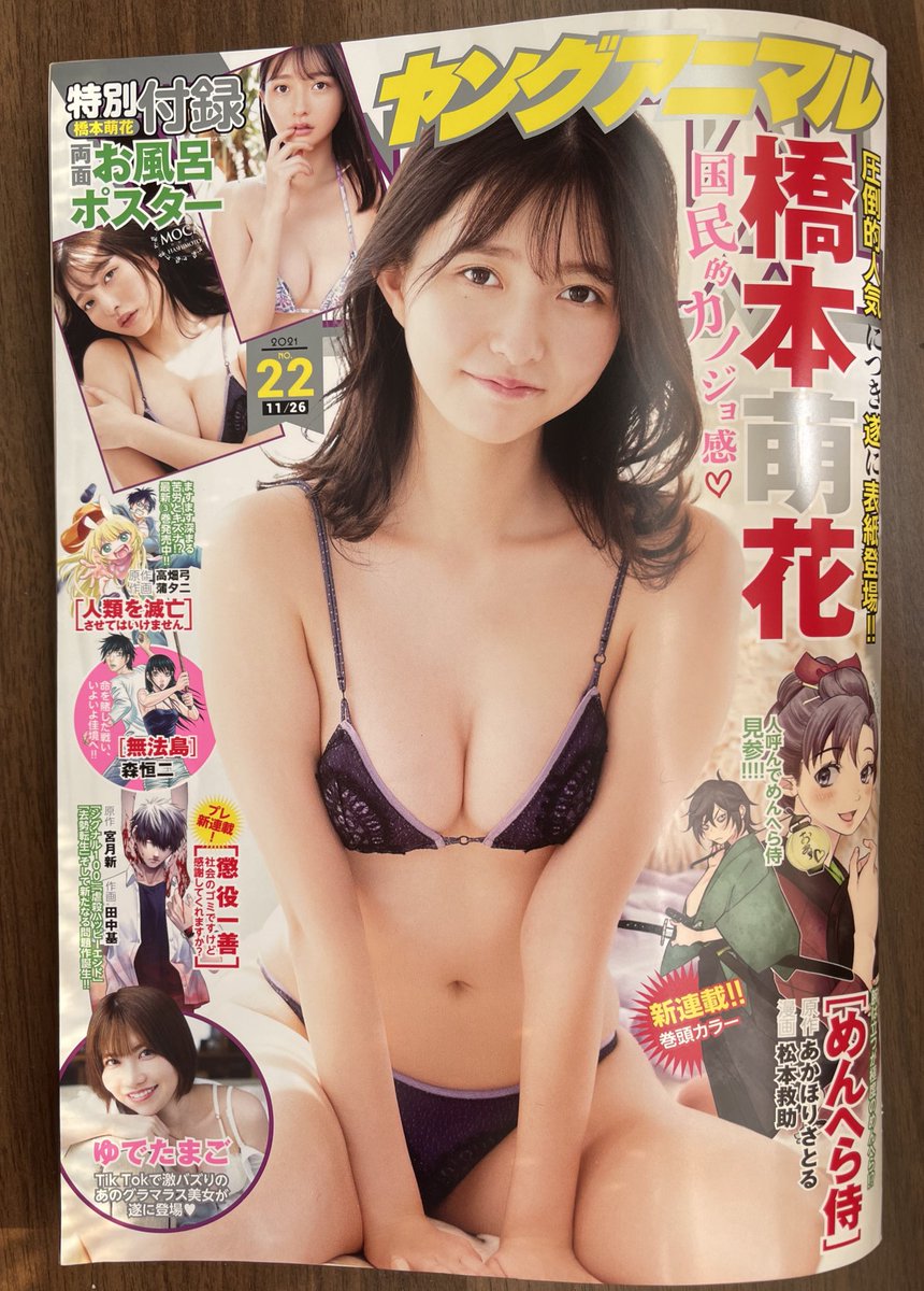 本日発売のヤングアニマルにて
あかほりさとる先生原作で巻頭カラーで「めんへら侍」がスタートしました!

タイトルのとおり、めんへら侍の左門がかわいいので是非! 