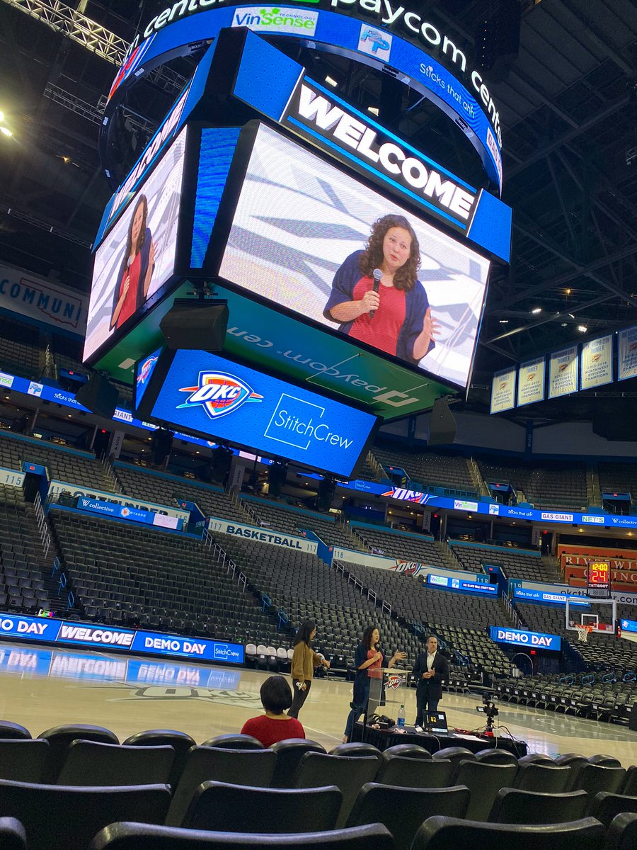 kristinsooner's tweet photo. 8th & last #DemoDay for @StitchCrew7 and it didn’t disappoint. This crew of entrepreneurship ecosystem builders is legit! @okcthunder #launchokcmetro #GEW2021 #GEWOK #MoreStartupsPlease https://t.co/2Dn1KNg3bc
