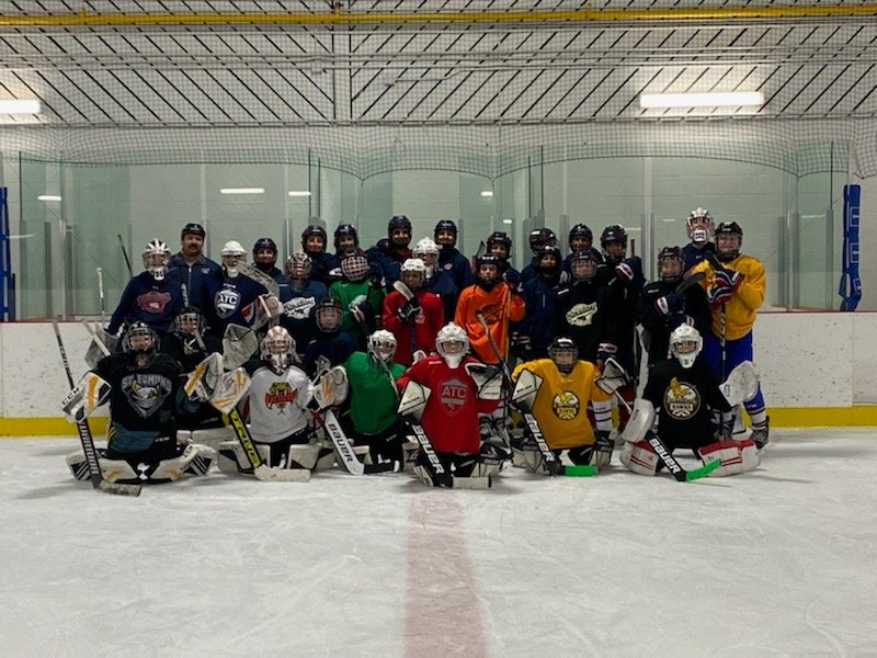 cac_hockey's tweet photo. #CAC_U15AAA Had a very successful day! The smiles were seen all over the rink! Over 100 skaters love hockey a little more after today! 🏒 🥅 🏒 Way to spread the love team!! 👏 https://t.co/IRtL07bqzK