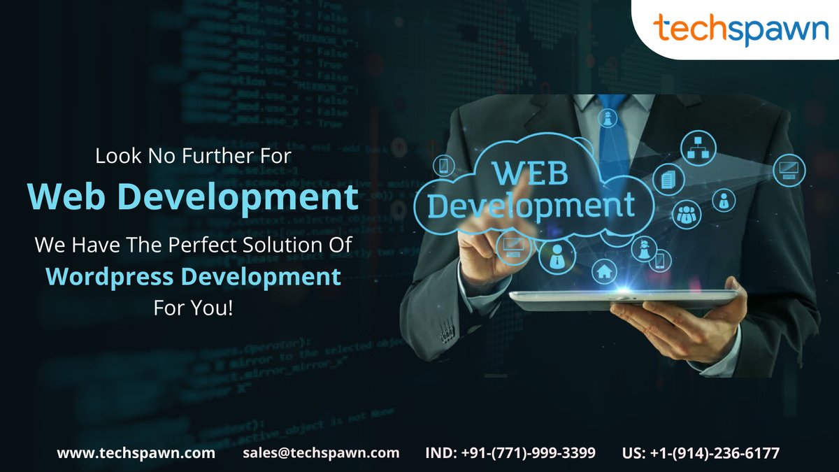 Techspawn's tweet photo. We Offer Professional Web Design Services That Will Allow You To Customize Your Site From The Ground Up. You Can Choose From a Variety Of Templates Or Create One Yourself With Our Web Development Services.
Visit Us: https://t.co/PU3L8oQr1D
#webdevelopment #Wordpress #techspawn https://t.co/kAlVbCJHj3