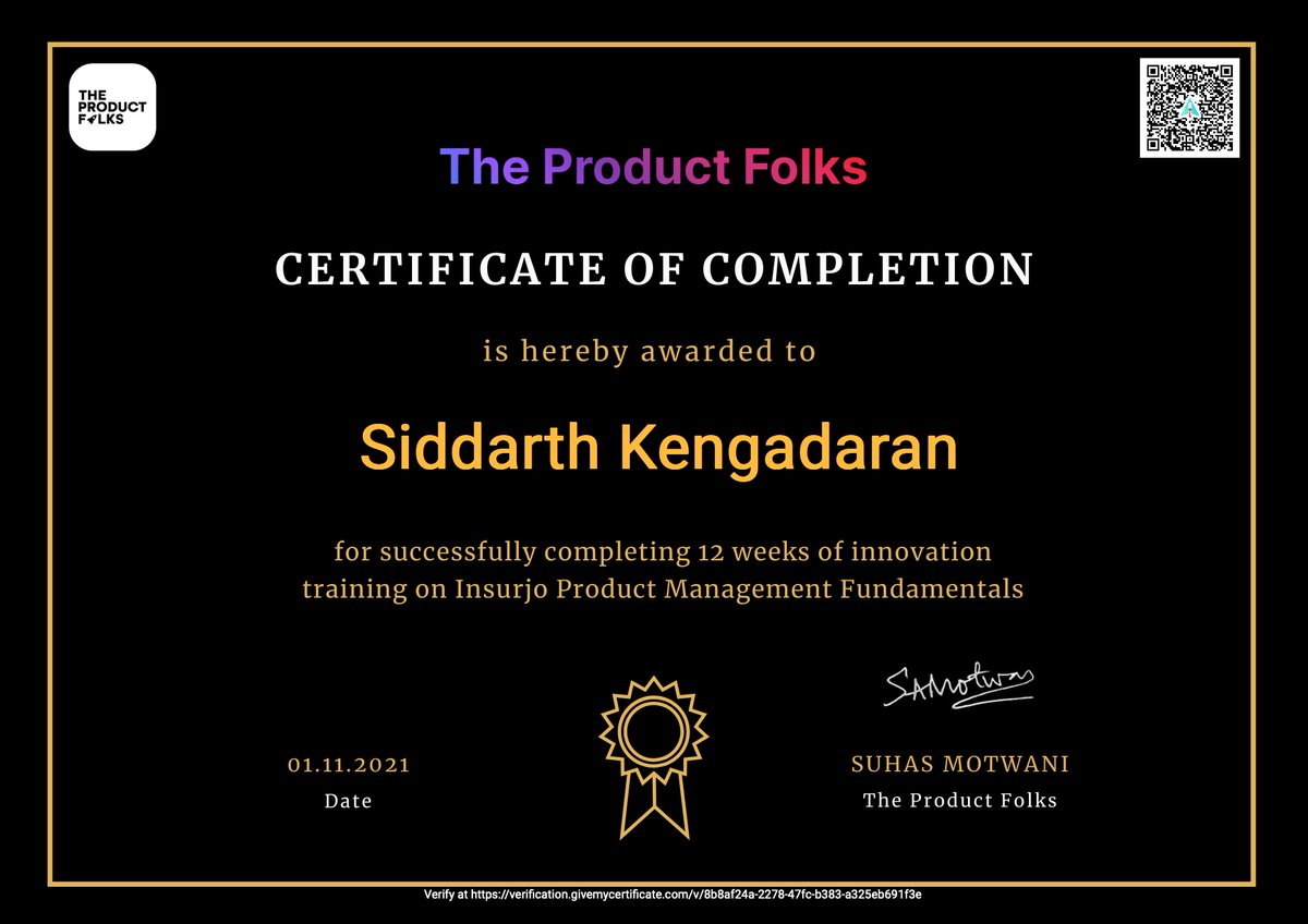 the__productguy's tweet photo. Thank you @TheProductFolks for such an awesome initiative.
#ProductManagement #InsurjoW21Graduate #Community https://t.co/l24cX5VTyk