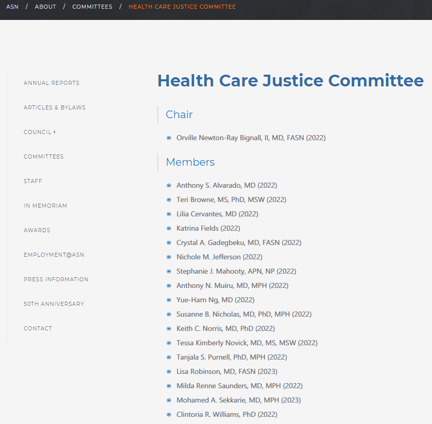 UCSFNephrology's tweet photo. The @ASNKidney has a new Health Care Justice Committee and our own @Ndichu_Muiru is an inaugural member! https://t.co/J8NKe8fk7P