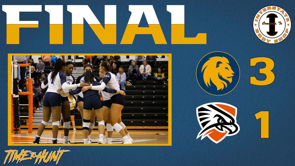 RECAP: The Lions, behind doubles-doubles from Celeste Vela and Essence Allen, down the Falcons in four! #BestInClass 

📰: bit.ly/3ckES3j