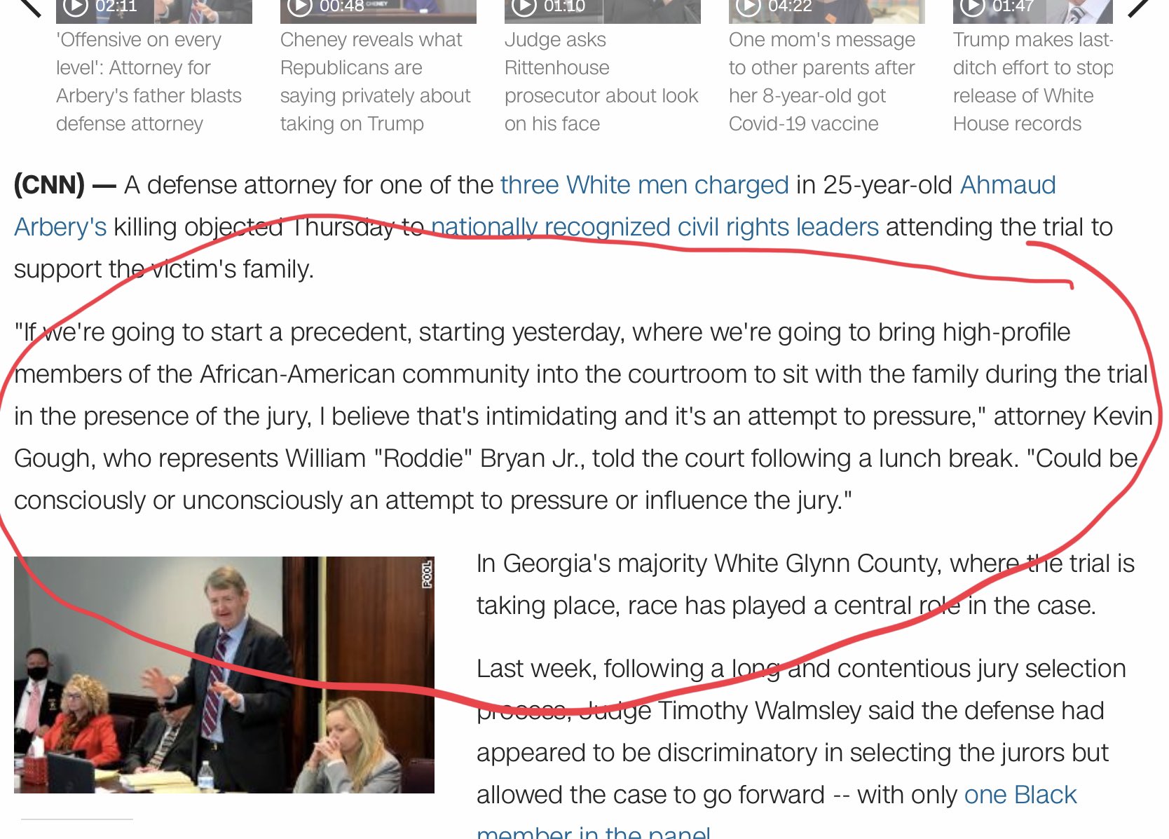 josh marshall on twitter there s a ton of crazy shit in this write up but man this part defense atty says prominent black folks just being in the courtroom makes it impossible