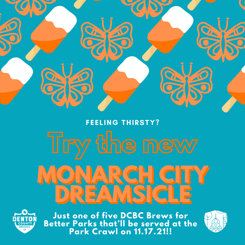 denton_parks's tweet photo. Did you know Denton is a Monarch City?
Be sure to try the Denton County Brewing Company #BrewsforBetterParks Monarch City Dreamsicle  at the November 17th #ParkCrawl along with three other new flavors!
#Playlikeakidpartylikeagrownup

https://t.co/pgrPLM6EPQ https://t.co/eQLn4v3kyZ