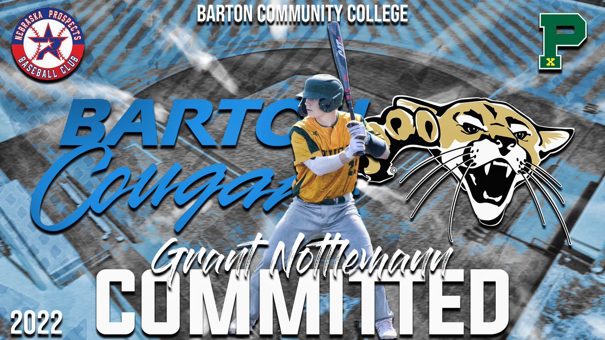 I’m excited to announce my commitment to Barton Community College to further my academic and athletic career. I would like to thank God, my family, teammates, and coaches who have supported me over the years. #rollcougs <a href="/Barton_Baseball/">Barton Baseball</a> <a href="/TrevorVarley1/">Trevor Varley</a> <a href="/Prospects_NE/">Nebraska Prospects Baseball Club</a> <a href="/theyardNE/">The Yard Nebraska</a>
