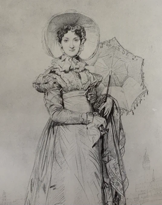 People like to tell me my main artistic inspiration is Alphonse Mucha but it's actually the pencil drawings of Jean-Auguste-Dominique Ingres. 