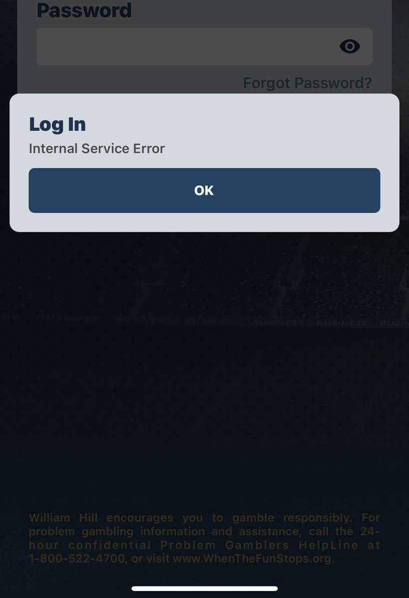 lasvegaslex's tweet photo. @WilliamHillUS wtf… this seems to happen at the worst time.  This has happen at least 2 or 3 times in the last 2 weeks🤬 https://t.co/bk86dtojt9