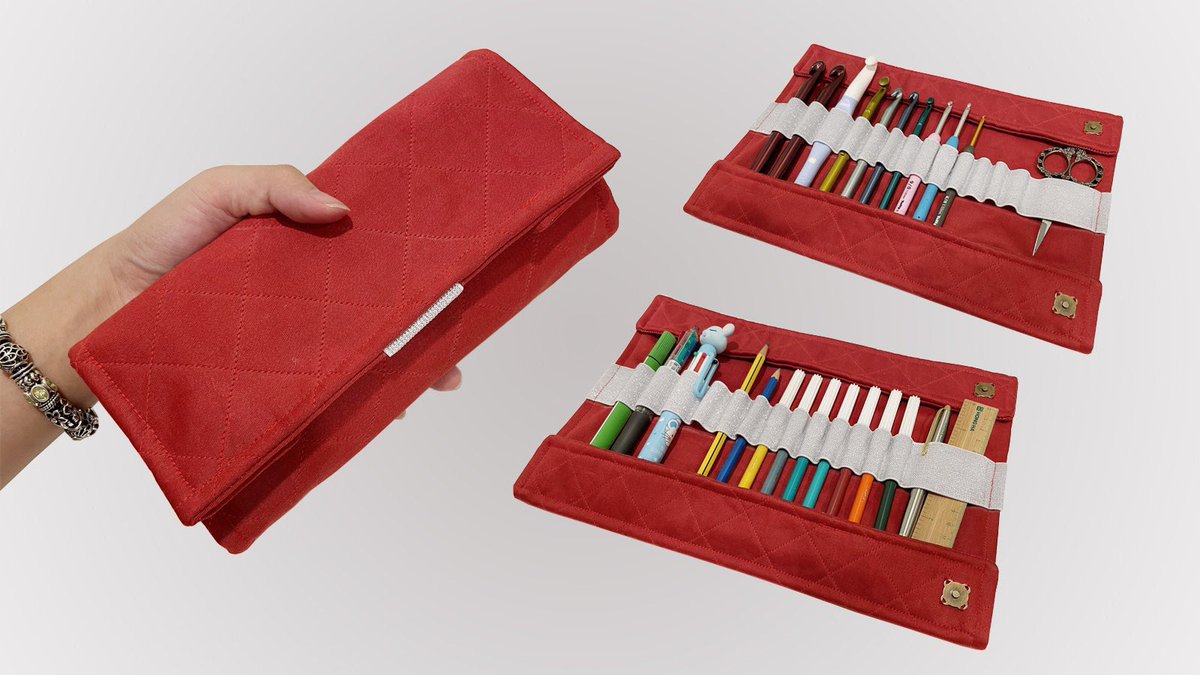 MiaSewing's tweet photo. Very easy DIY roll case for crochet hooks, pens, makeup brushes, coloring pens | sewing tutorial
https://t.co/AmmvIXcTMm #sewing #penbox #crochethookcase https://t.co/I4ZU8pNasV
