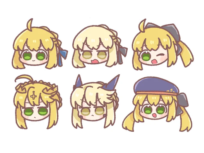 アルトリア大集合!
#FGO 