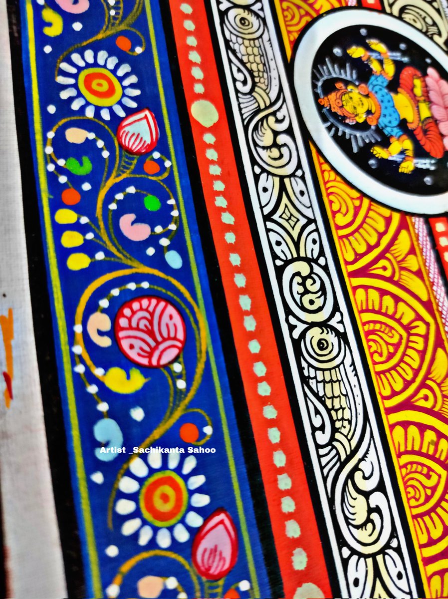 ISachikant's tweet photo. "PATTACHITRA "
PATTA means cloth ,CHITRA means Art.
Beautiful pattachitra design on handmade canvas with natural Stone colors.
If you like this Designs,then plz share it everywhere 🙏
Support Artists 🙏🏾
#pattachitra
#odishahandicrafts
#handicraftsofodisha #handmade #artworkอซทซ https://t.co/YVcmOJ9PQl