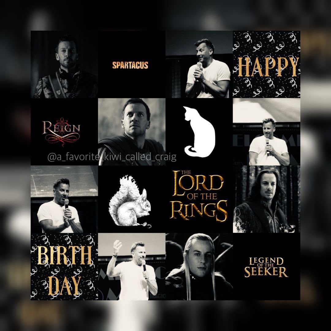 Happy Birthday to the one and only lovable Craig Parker      