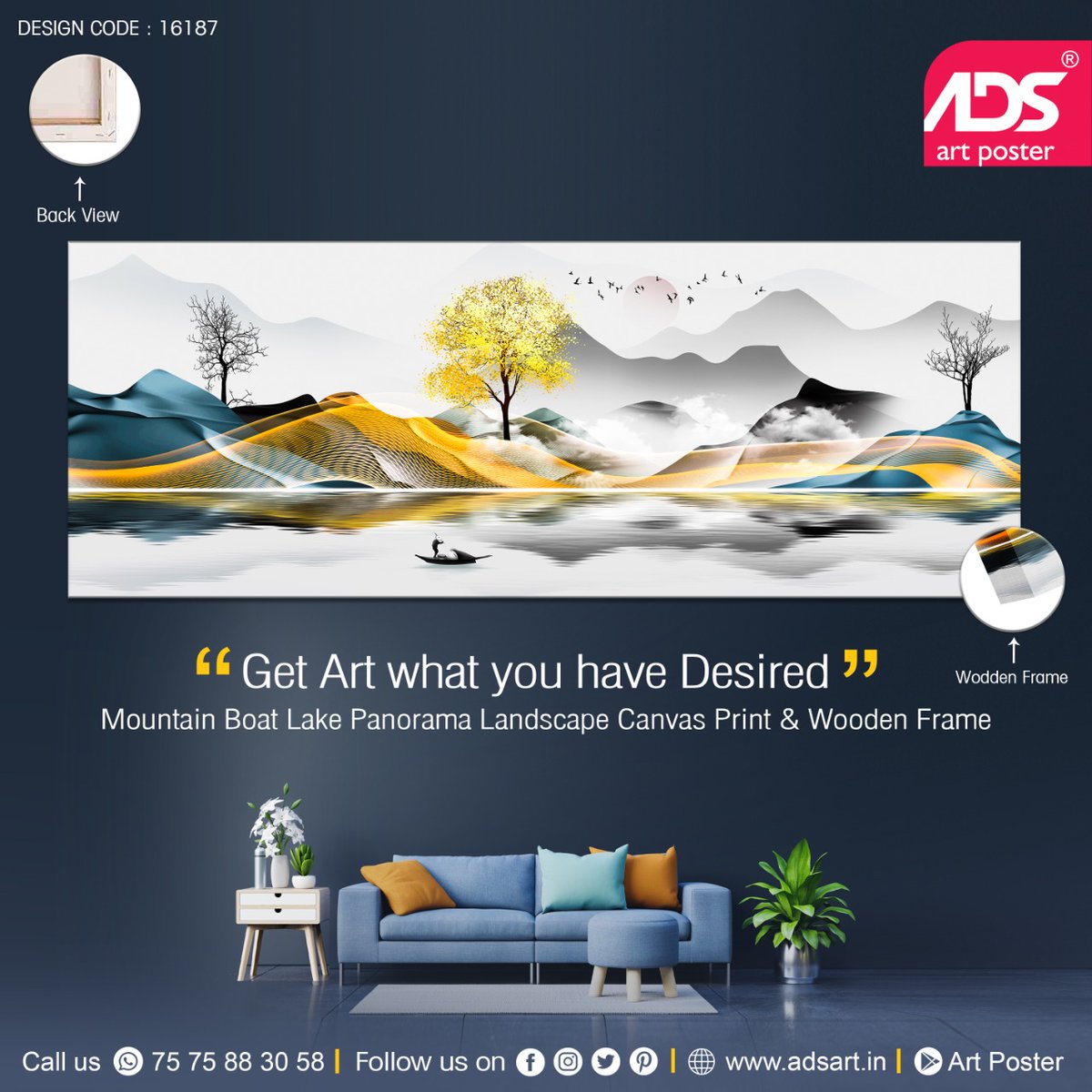 adsartposter's tweet photo. Get Art what you have Desired !! 🤩

Mountain Boat Lake Panorama Landscape Canvas Print &amp; Wooden Frame by ADS Art Posters Rajkot

#boatpainting #boat #painting #art #boatlife #landscapepainting #landscape #art #painting #oilpainting #contemporaryart #watercolor #artist https://t.co/ianCgkU7XP