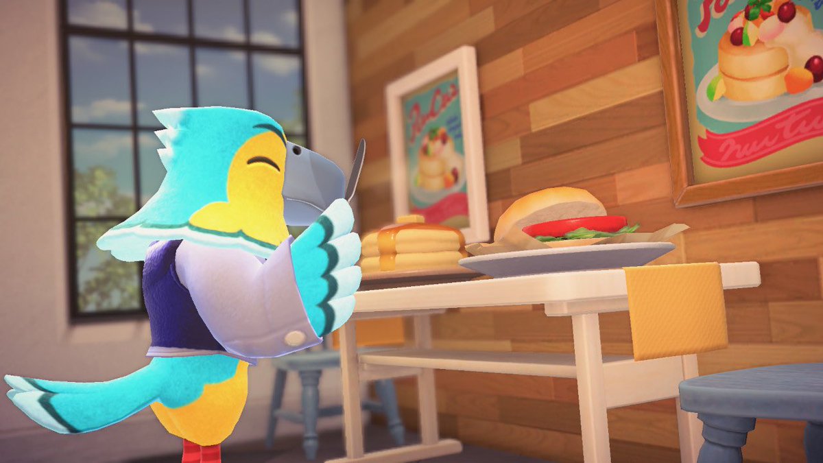 HanHorizons's tweet photo. keaton’s beachside café 🏖🥯 

#AnimalCrossing #ACNH #HHP #HappyHomeParadise https://t.co/vjVFhoMkuS