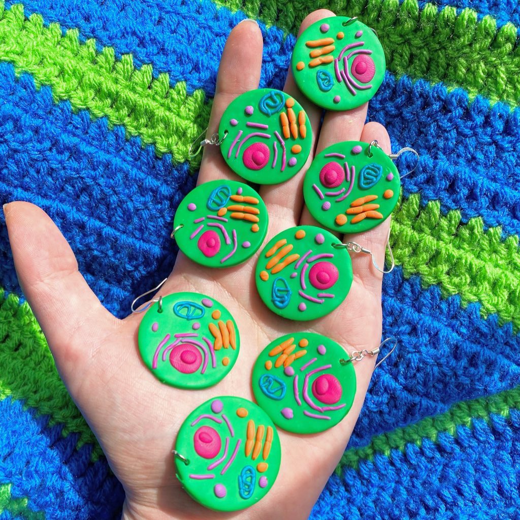 I just restocked my famous cell earrings 😌 it’s giving miss Frizzle