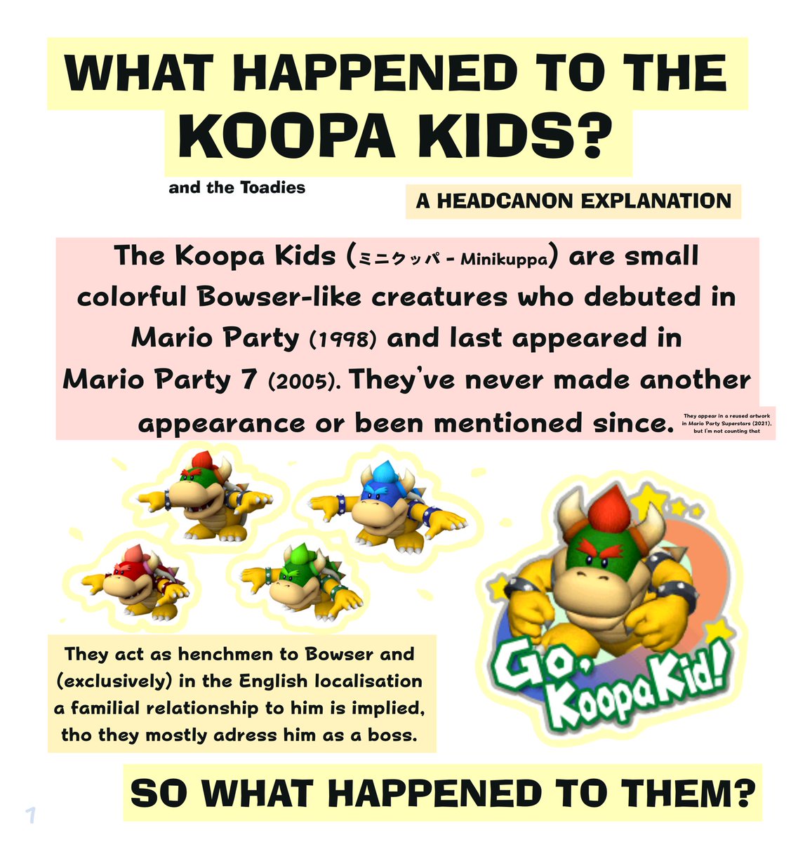 Koopa Kid and Toady lore? (1/2) 