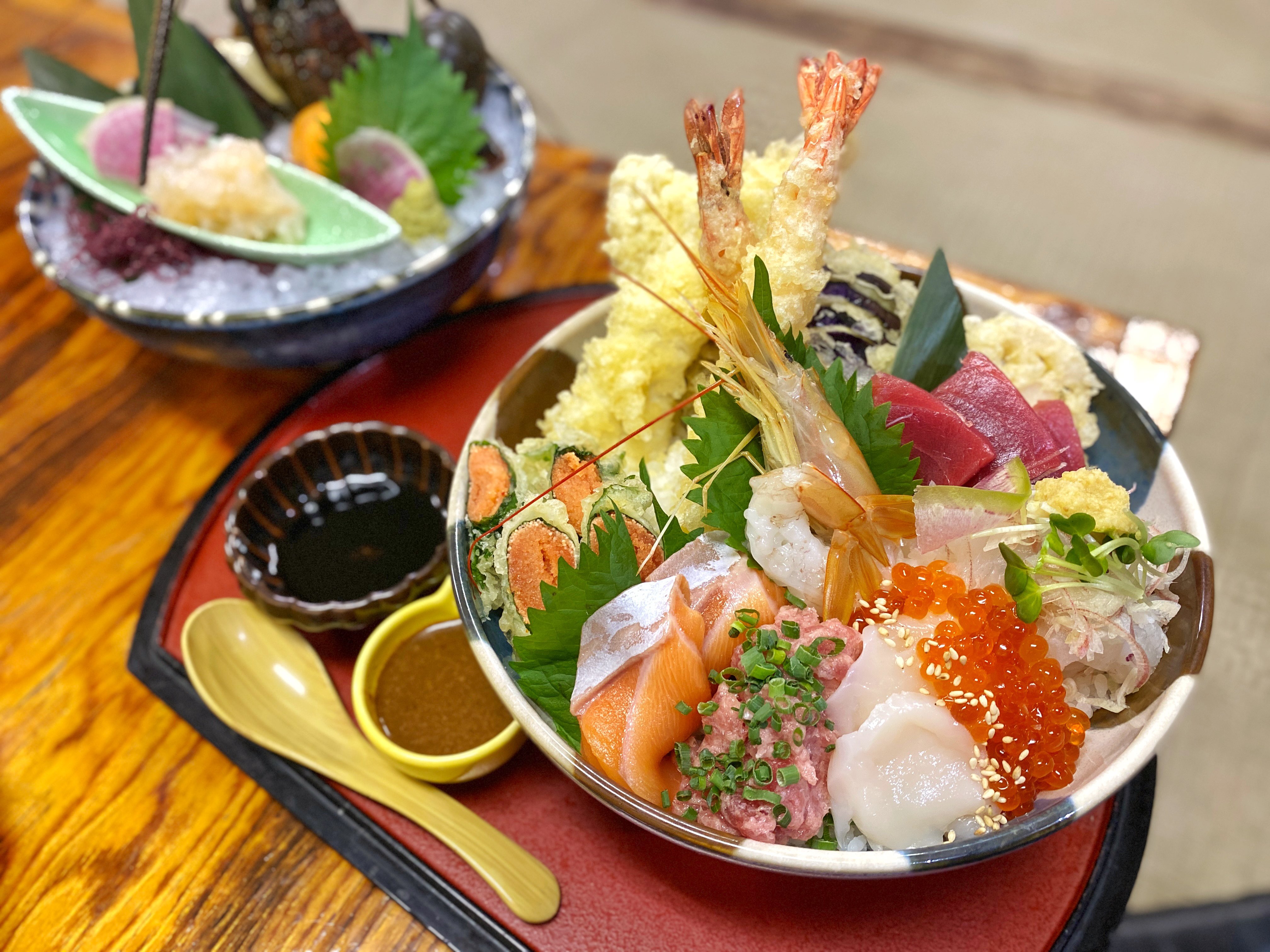 食べて埼玉 デカ盛り ざうお 所沢店 W海鮮天丼と釣った魚をその場で調理してもらえるお店がすごい 埼玉グルメ 所沢 釣り 居酒屋 T Co Jl5gzfjz6w Twitter