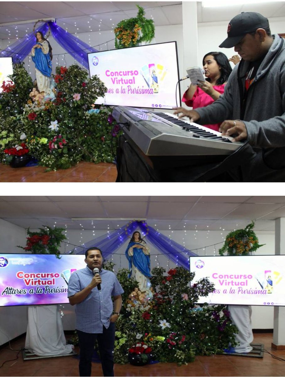 Concurso virtual de altares a la Purísima. 
#DanielSiempreAlFrente 
#DanielYElPuebloPresidentes
#LeónRevolución 
#Nicaragua 
#11Noviembre