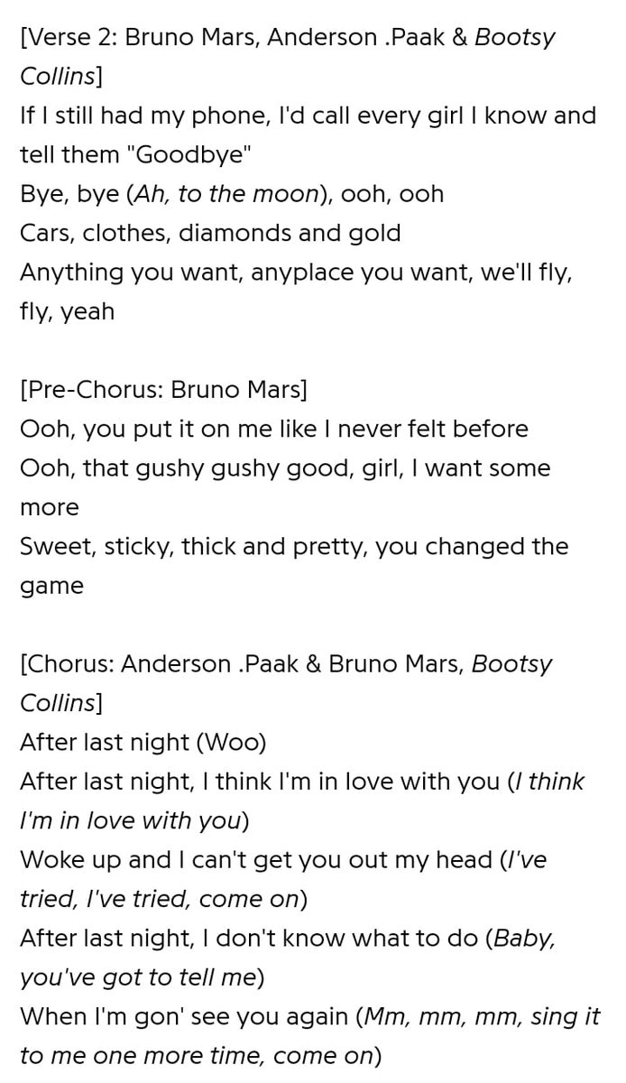 silksonicfcc's tweet photo. Letra de After Last Night /
Lyric of After Last Night
Por / by: Genius https://t.co/ugmndjmQUg