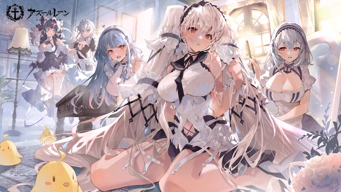 アズールレーン(@azurlane_staff)のロード画面イラストを描かせて頂きました。何卒よろしくお願い致します!
#アズールレーン 
