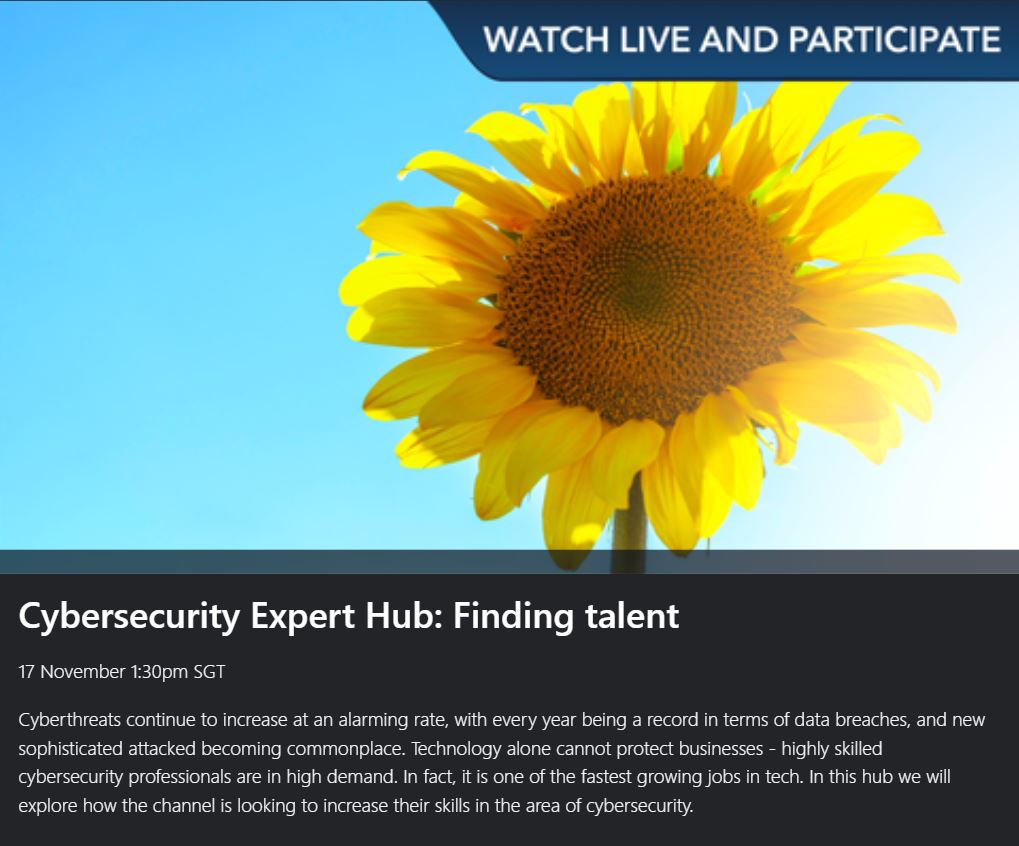 CanalysForums's tweet image. Join Sheena Wee for #CanalysForums21 APAC #Cybersecurity expert hub ‘Finding talent’ with the region’s experts. Want to be part of the discussion? Register now and book your seat! account.canapii.com/events/canalys…