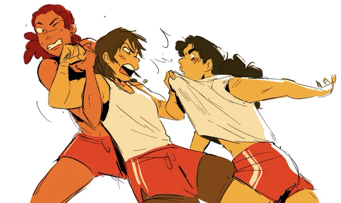 the girls are fightinggggggg 