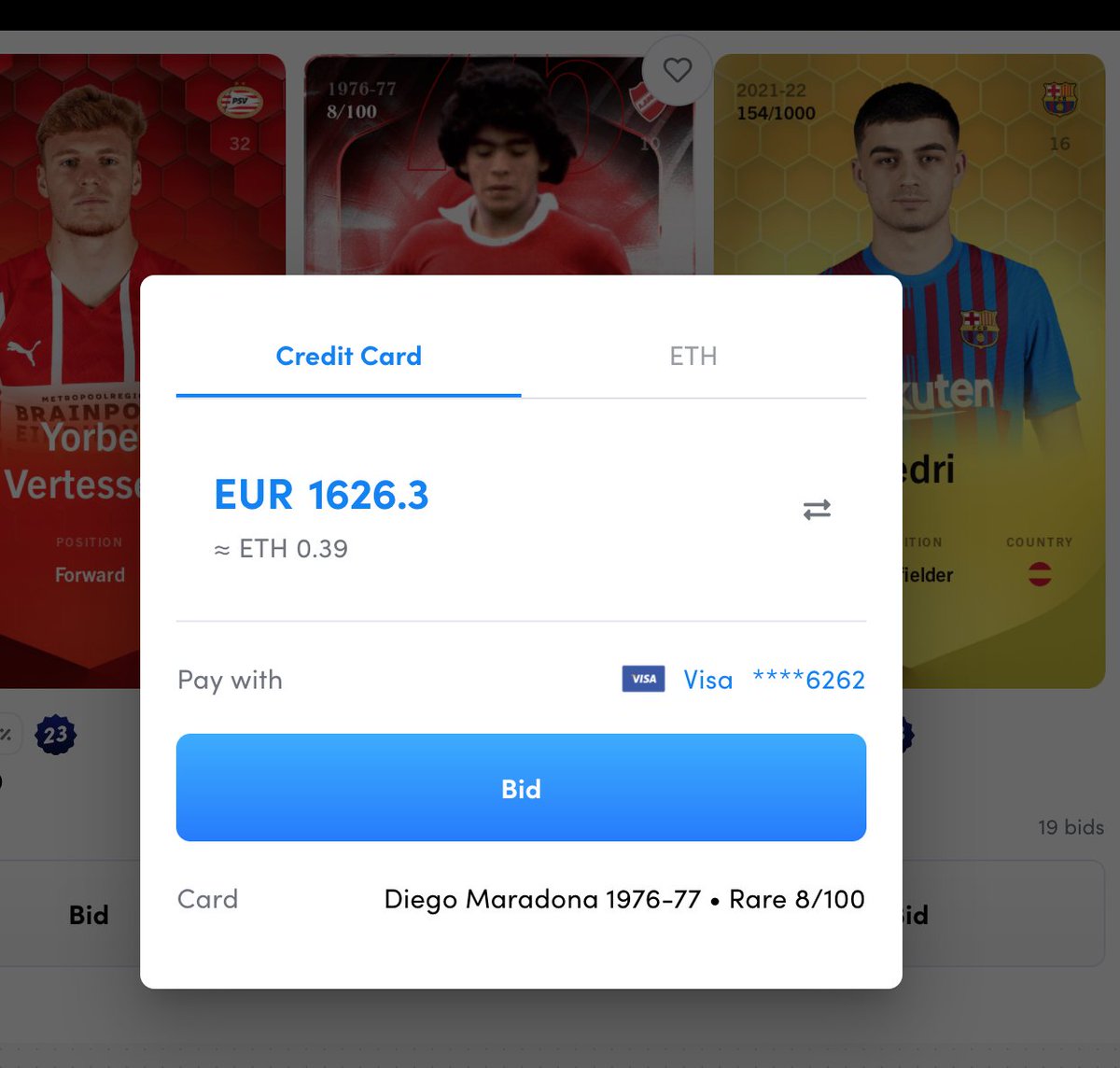 MoneyballNFT's tweet photo. Should I bid it——Deigo Maradona https://t.co/q0Xzfa0P54