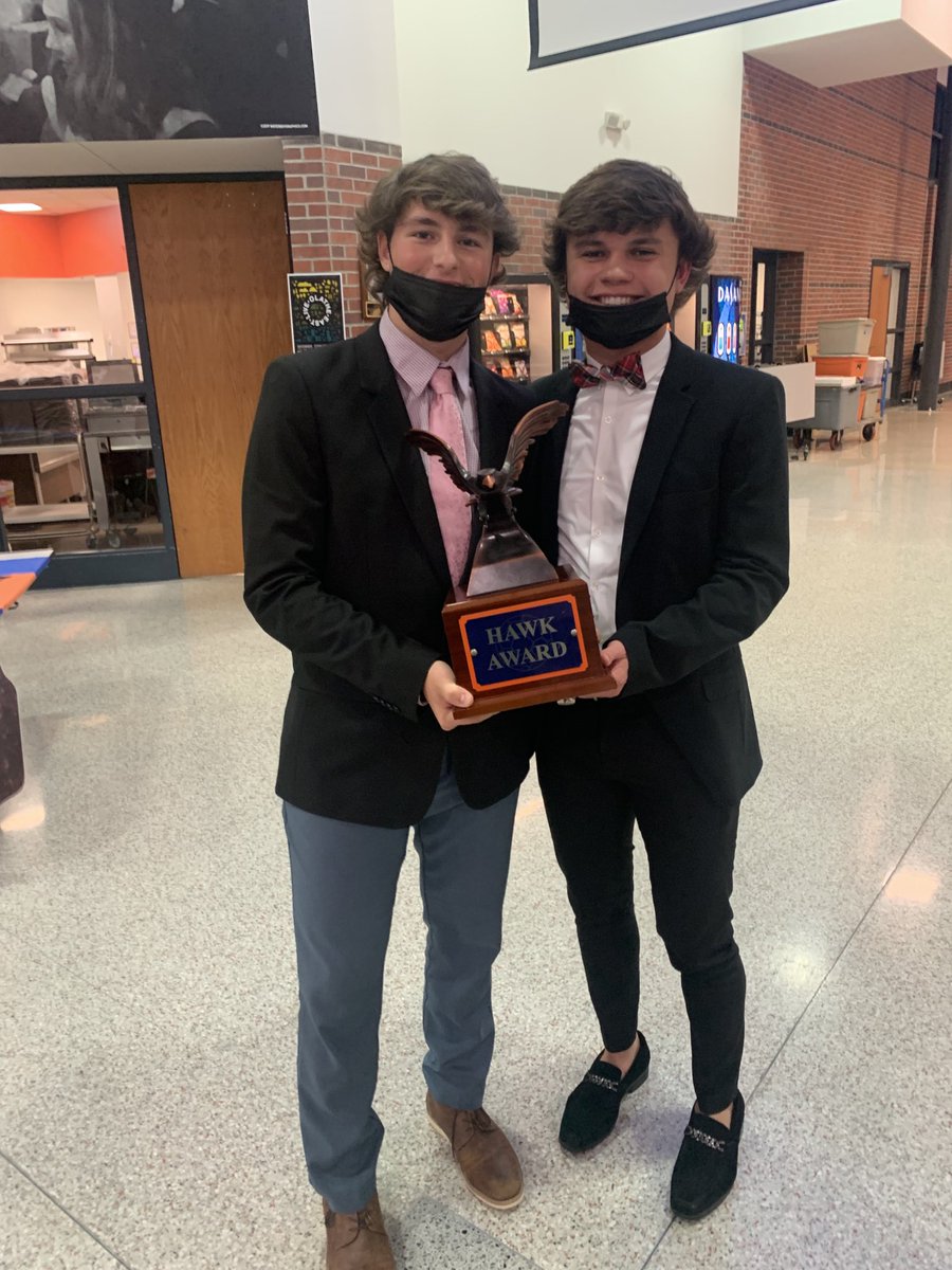 Congratulations to Seniors Jake Prather and Charlie Stovall on being selected as the co-recipients of the 2021 OE Hawk Soccer Award. Thank you for being selfless, committed, supportive and complimentary of your teammates. Great leaders, Great players and even greater men!